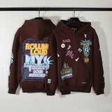 Travis Scott Astroworld Hoodie Travis Scott Rolling Embroidered Embroidered Sweater