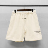Fog Fear of God Essentials Shorts Double-Line Velvet Shorts Reflective Drawstring Shorts