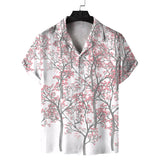 Men Beach T Shirts Men's Spring Leisure Short Sleeve Shirt