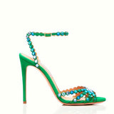 Nude Block Heel Peep Toe Stiletto Sandals