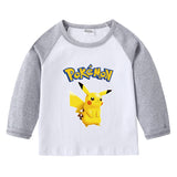 Children Pokemon Pikachu Hoodie Spring and Autumn Pikachu