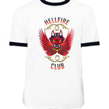 Hellfire Club Shirt Hellfire Club Letter Print T-shirt Short Sleeve