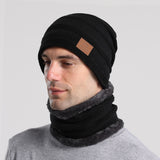 Men's Winter Hats Wool Hat Men's and Women's Fleece-Lined Thickened Pullover