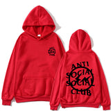 Anti Social Club Hoodie Printed Hoodie