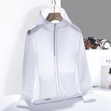 Sun Resistant Clothes UPF50 Ice Silk Summer Sun Protective Clothes Men and Women Outdoor Coat and Trench Coat