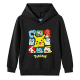 Children Pokemon Pikachu Hoodie Cotton Hooded Sweater
