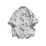 Men T Shitrs Summer Men's Printed Short-Sleeved Shirt