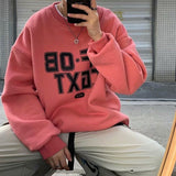 Men Sweatshirts Sweater Men's Loose round Neck Autumn Printing
