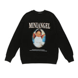 Mens Fall Outfits Sweater Men and Women Hiphop High Street Couple Retro Portrait