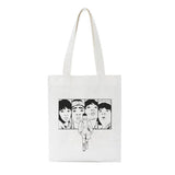 Stranger Things Hellfire Club Handbag Stranger Things Printed Creative One-Shoulder Student Handheld Shopping Bag