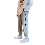 Men Pants Men Spring and Autumn Pure Cotton Loose Track Pants Men