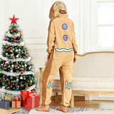 Hoodies Blankets Couple Polar Fleece One-Piece Pajamas