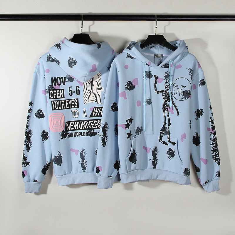 Travis Scott Astroworld Hoodie Travis Scott AstroFest Cactus Jack High Street Skull