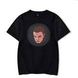 Stranger Things T Shirt Upside-down-Logo Spring/Summer Stranger Things round Neck T
