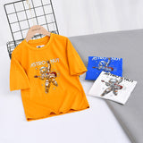 Children T Shrits Summer Boys' Short Sleeve Loose Children's Short Sleeve