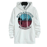 Stranger Things Hoodie Men's Casual Loose round Neck Hooded Hoodie