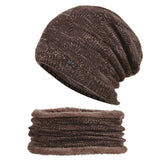 Men Winter Hats Autumn and Winter Hat Men's Knitted Woolen Cap Warm