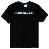 Let's Go Brandon T Shirt Letter Print Short-Sleeve T-shirt Bottoming Shirt