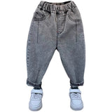 Toddler Boys Pants Boys' Spring and Autumn Clothing Handsome Jeans