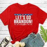 Let'S Go Brandon T Shirt Men'S And Women'S Short-Sleeved T-Shirt Short-Sleeved Top