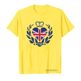 Inspired by Queen's Platinum Jubilee 2022 Elizabeth 70 Years T-shirt Printed round Neck Short Sleeve T-shirt