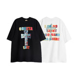 Jesus Is King T Shirt Men's Clothing Print round Neck Loose Short Sleeves T-shirt