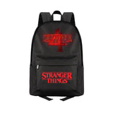 Stranger Things Backpack Large Capacity Fashion Canvas Backpack Student Schoolbag