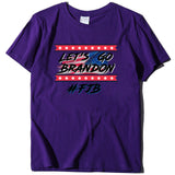 Let's Go Brandon T Shirts Brandon Printed Short-Sleeved T-shirt Women's Bottoming Shirt