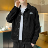 Corduroy Varsity Jacket Corduroy Coat Men's Spring and Autumn Jacket Casual Student Autumn and Winter Clothes Top Clothes