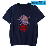 Hellfire Club Shirt Stranger Things Loose round Neck Short Sleeve T-shirt