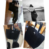 Stussy Handbag Embroidered Cloth Bag Simple Handbag