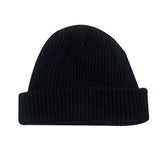 Toboggan Hat Female Autumn Winter Solid Color Woolen Hat Female Knitted Hat