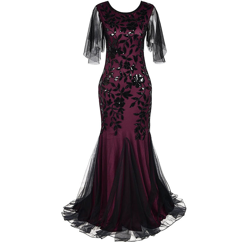 1920S Dress Vintage Dress plus Size Banquet Wedding Dress