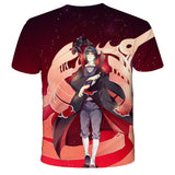 Itachi Uchiha Costume Summer Anime Itachi Uchiha 3D Digital Printing Men's and Women's T-shirt