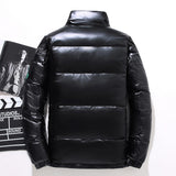 Yeezy Gap Down Coat Winter Men's Fashion Bright Leather White Duck Down Jacket