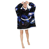 Hoodies Blankets Lazy Nightgown Pullover Flannel Casual Home Men and Women