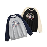 Preppy Aesthetic Sweatshirt Autumn Winter Retro Velvet Sweater Coat