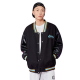 The Bears Varsity Jacket Baseball Uniform Jacket Men's Autumn Loose Bear Embroidery Top Couple Jacket