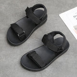 Women Open Toe Sandals Flats Large Size Sandals Summer Casual Sports Flat Shoes
