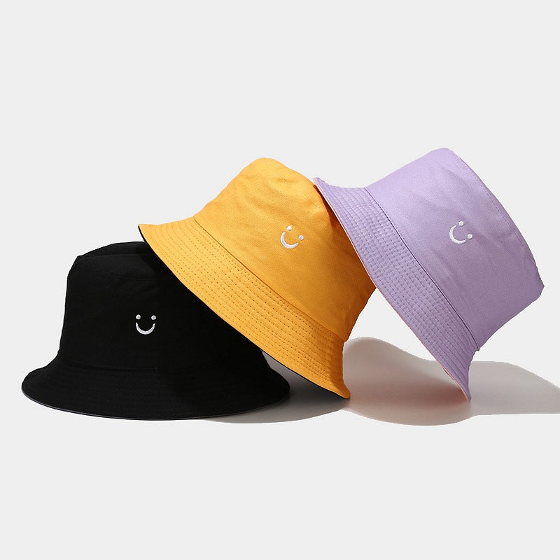 Smiley Face Cap Sun Protection Couple Hat