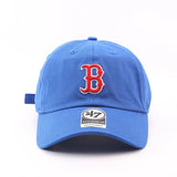 Dodgers and Yankees Baseball Cap 47brand Baseball Cap Female Summer Soft Top Big Logo B Letter