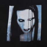 Marilyn Manson T Shirt Distressed Oversize Vintage Cotton Short-Sleeved T-shirt