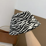 Leopard Fur Hat Bucket Hat
