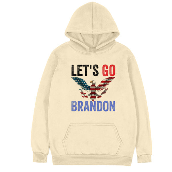 Let'S Go Brandon Hoodie Autumn Hoodie Pullover Hooded Sweater Loose Casual