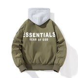 Fog Essentials Varsity Jacket Spring Outfit Jacket Men's Baseball Uniform Female