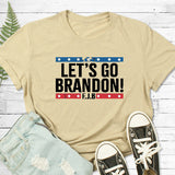 Let'S Go Brandon T Shirt Men'S And Women'S Short-Sleeved T-Shirt Short-Sleeved Top
