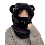 Women Winter Hats Plush Hat Autumn Winter Windproof Hat