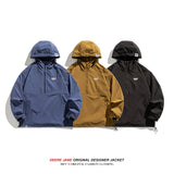 Men Jacket Spring Coat Men's Spring and Autumn Loose All-Matching Outdoor Jacket