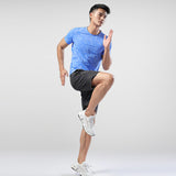 Sweat Wicking Shirt Summer T-shirt Quick Drying Clothes Sports Short Sleeve Men