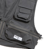Men Sweater Vest Mechanical Style Solid Color Multi-Pocket Workwear Waistcoat Men's Sleeveless Waistcoat Military Waistcoat Vest